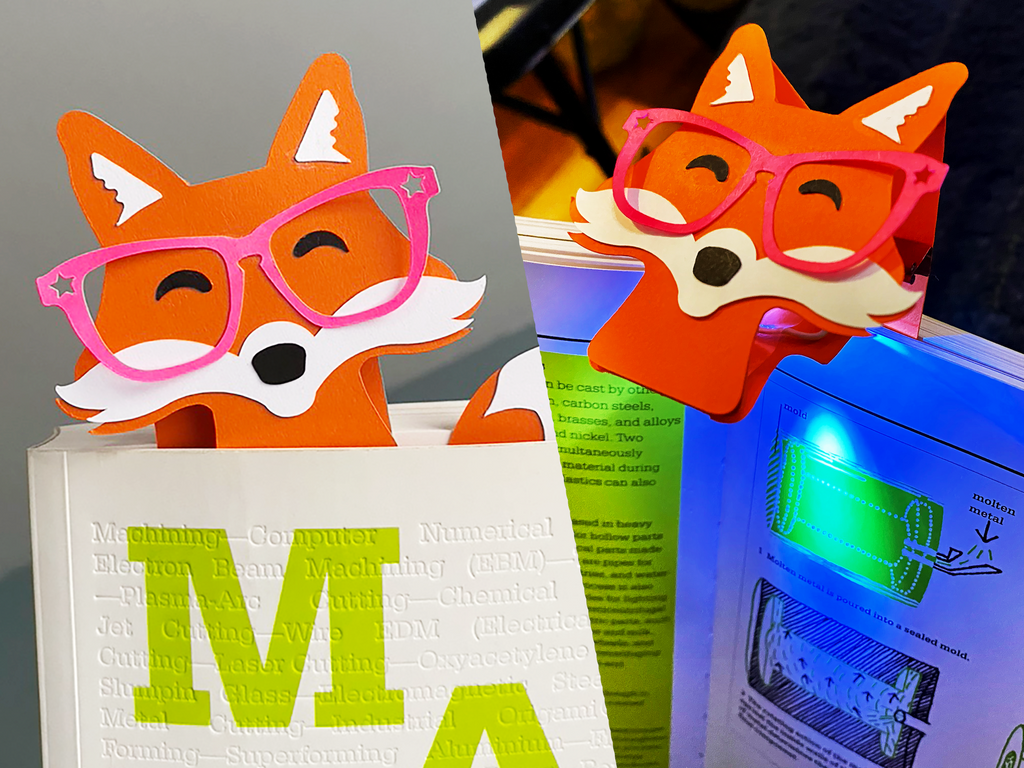 Foxy DIY Book Light Bookmark TechnoChic