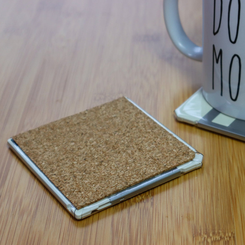 Floppy Disk Coasters Made From Real Floppy Disks / Beige / 4-Pack / TC_J