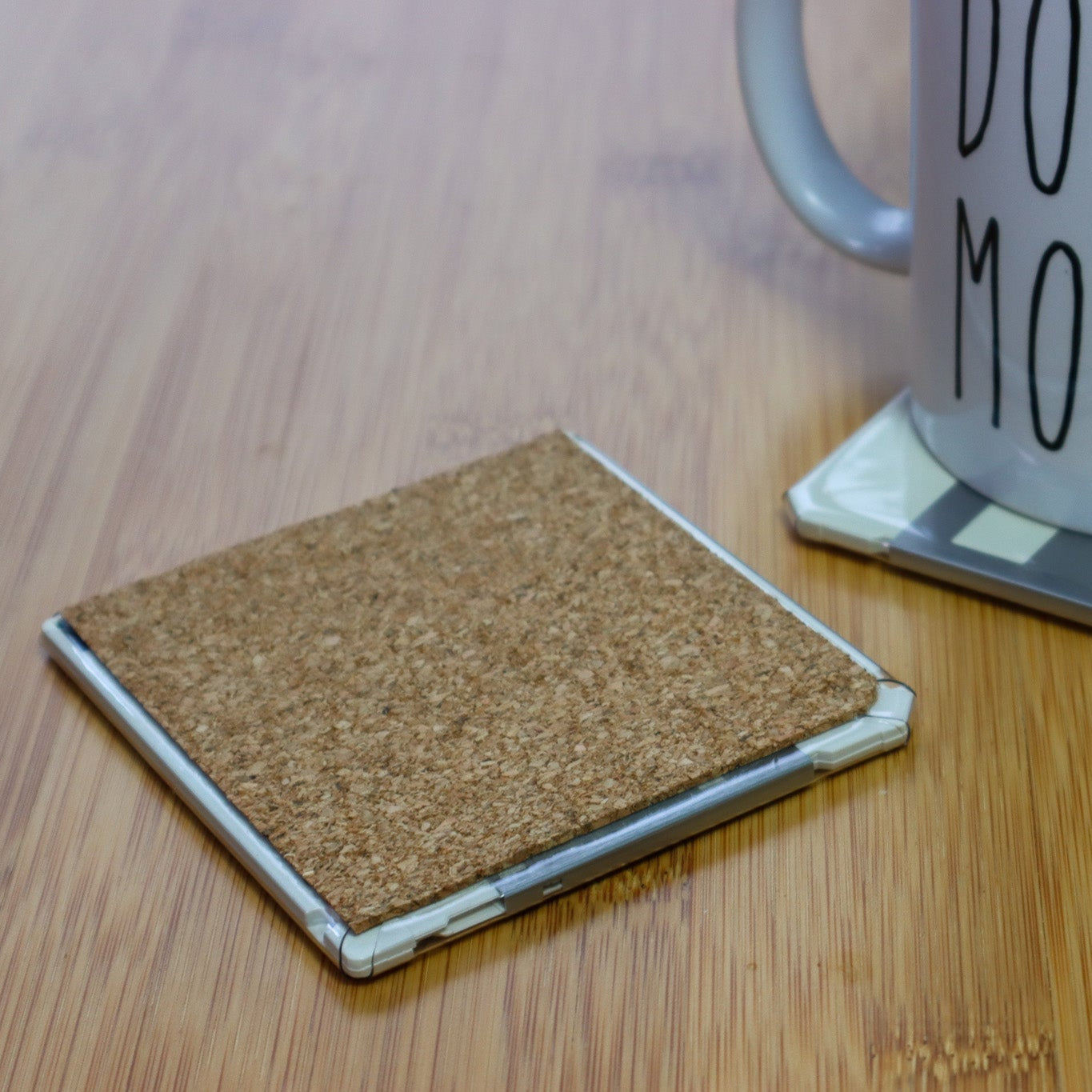 Floppy Disk Coaster with Cork bottom
