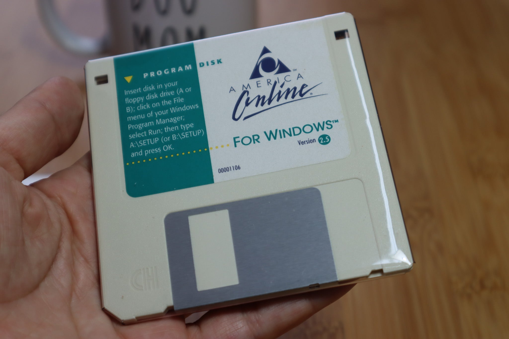 Floppy Disk Coasters Made From Real Floppy Disks / AOL Disks / 2-Pack / TC_B