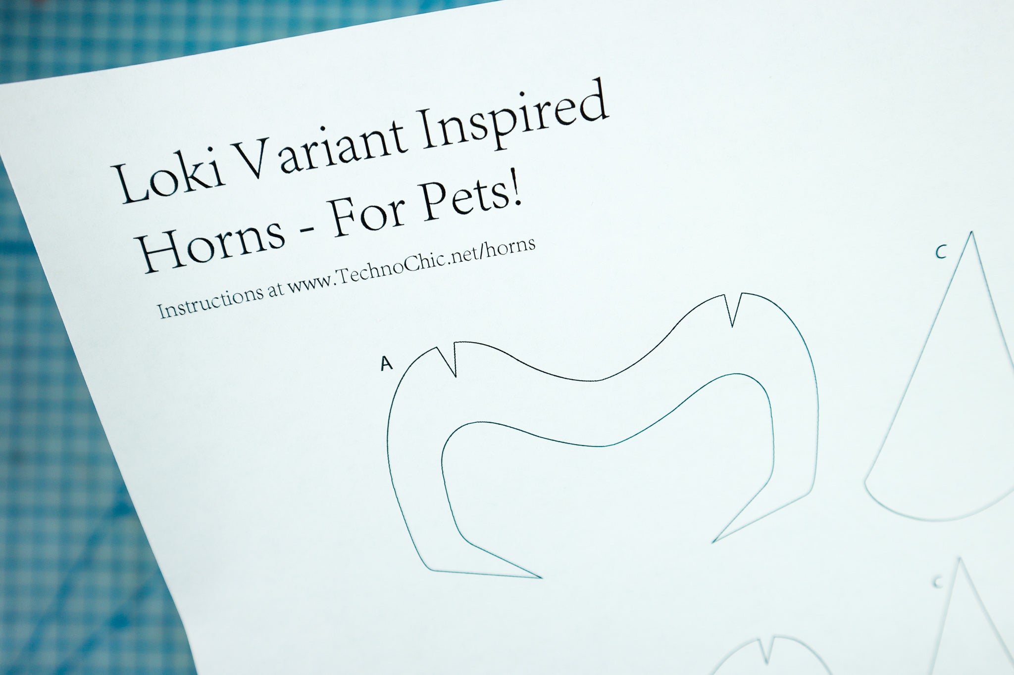 Loki Variant Cosplay- for Pets! DIY Template .PDF for Foam