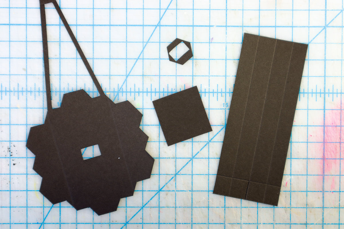 James Webb Space Telescope Pop-Up Card Template