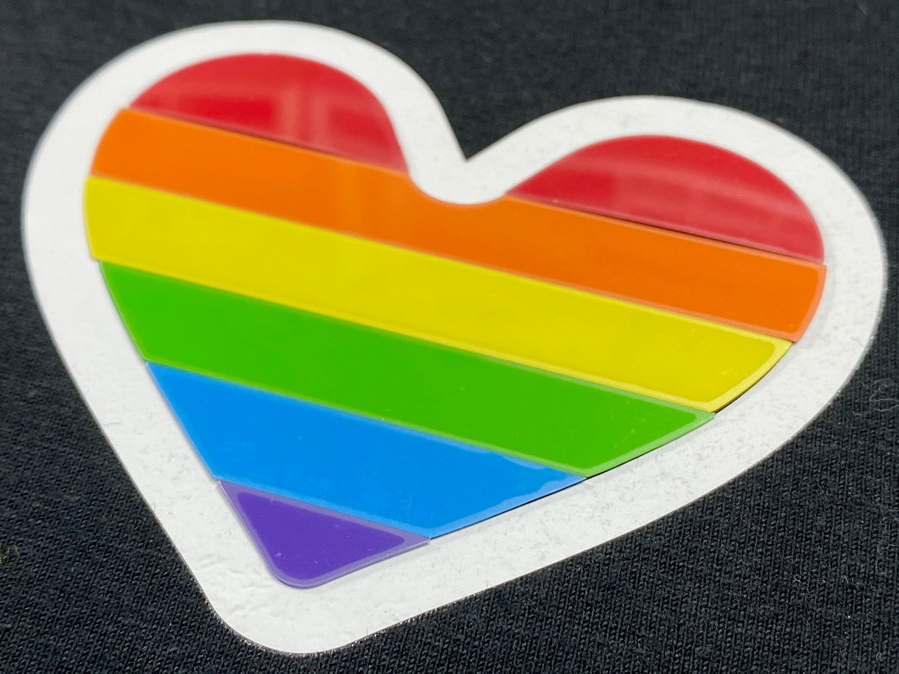 Rainbow Heart .SVG File