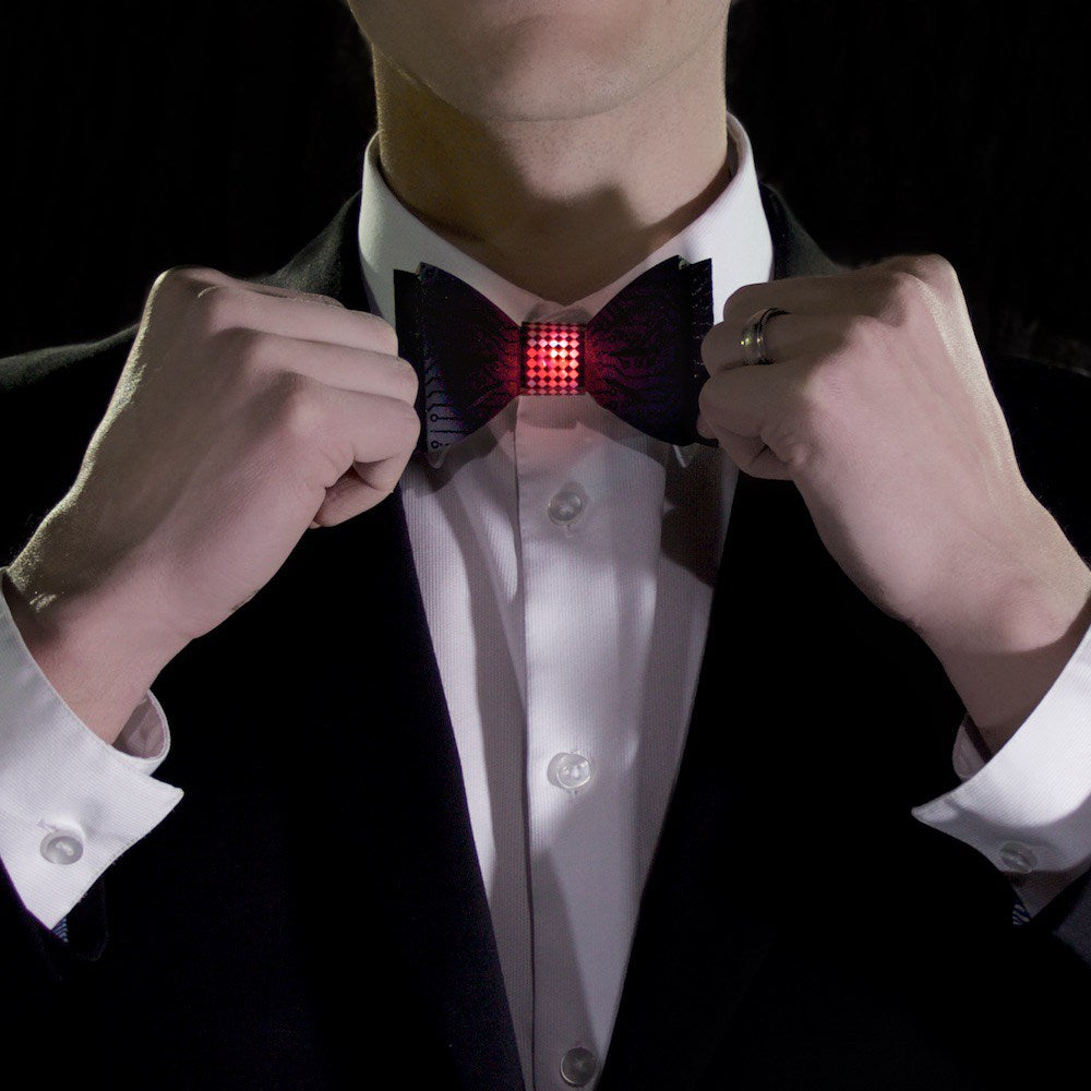 DIY Light Up Blinky Bow Ties Kit - Makes 10 Projects