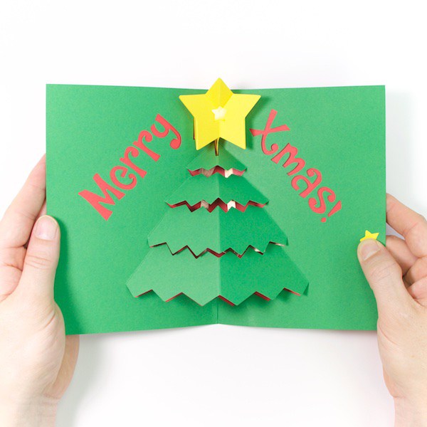 DIY Light-Up Pop-Up Card Kit - Xmas Tree