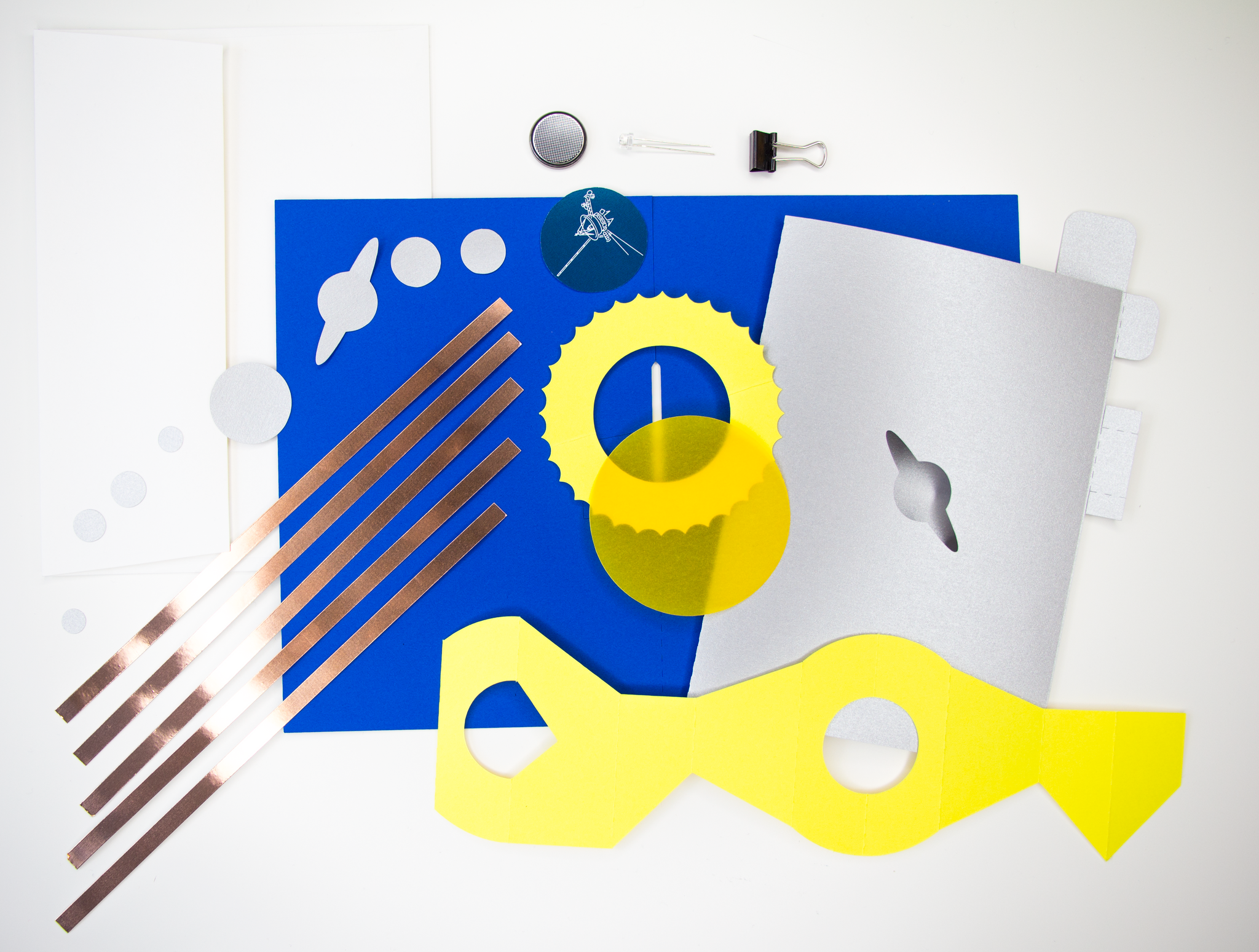 DIY Light-Up Pop-Up Card Kit - Space / Solar System