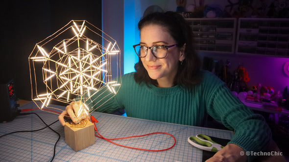 Making an LED Filament Circuit Sculpture