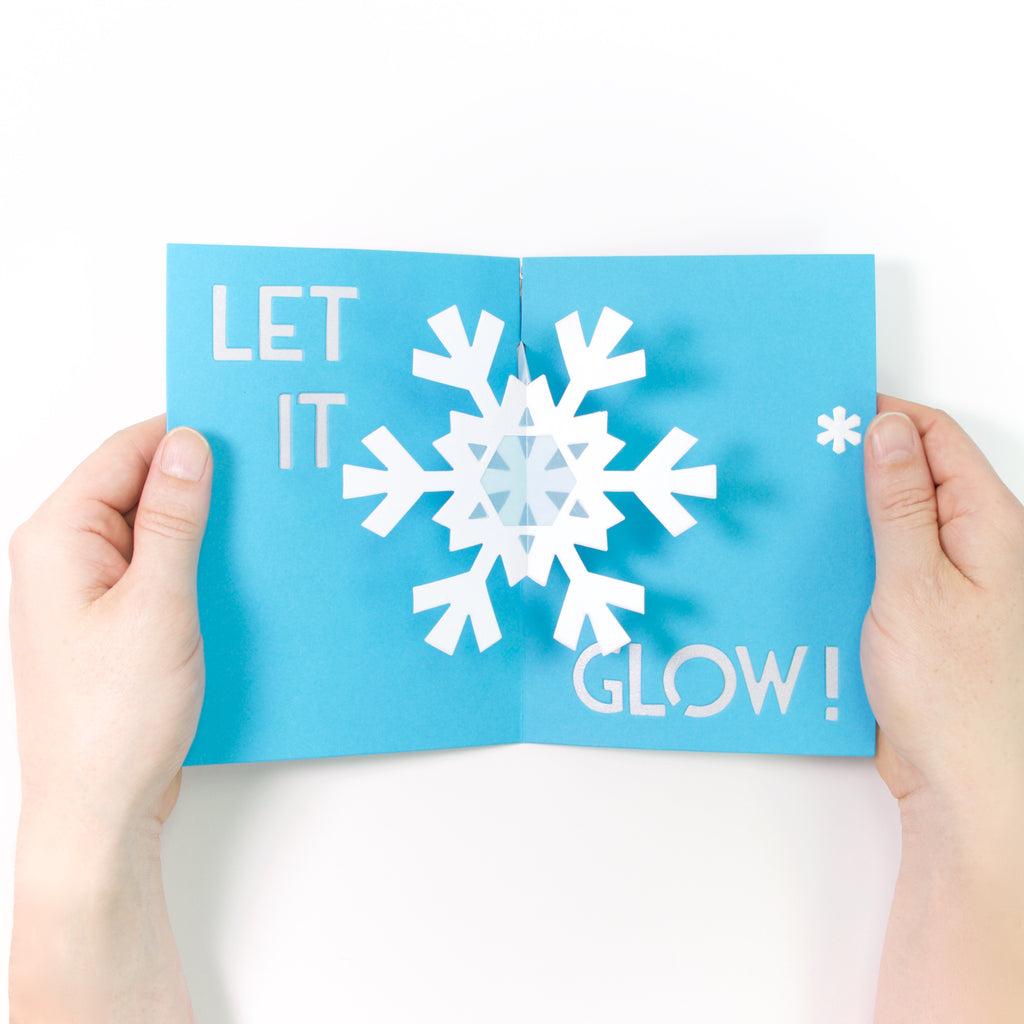 Pop-Up Card Instructions: Snowflake