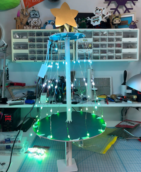 VU Meter Christmas Tree with micro:bit - Progress Post