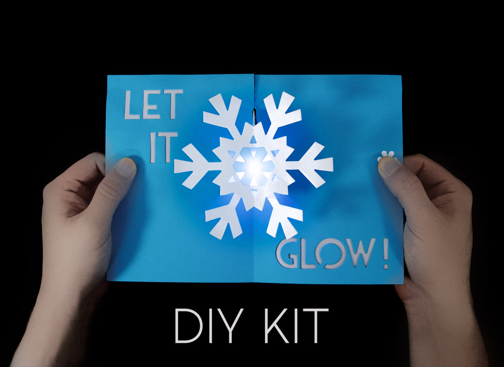 Light-Up Snowflake Pop-Up Card Instructions