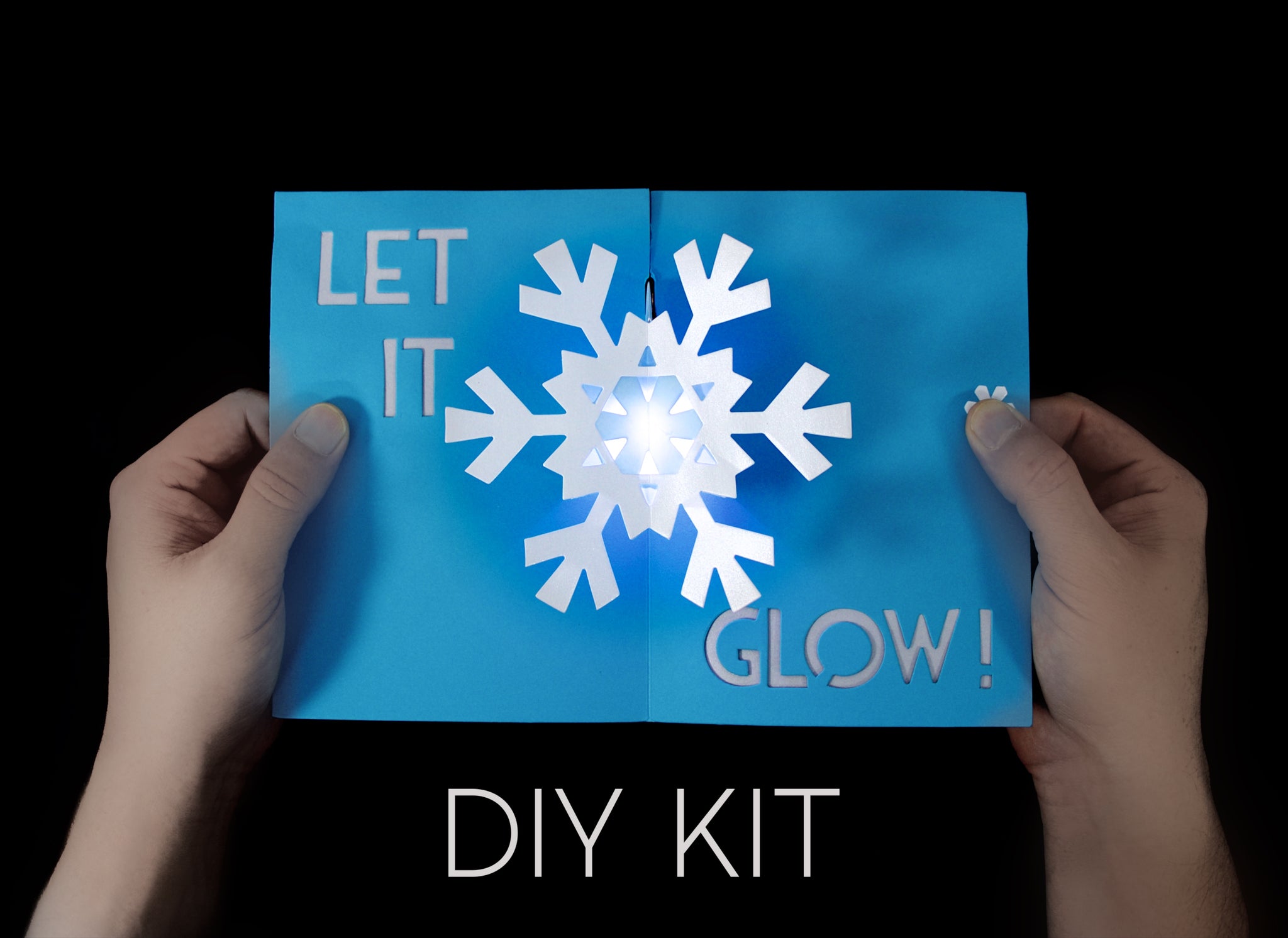 Light-Up Snowflake Pop-Up Card Instructions