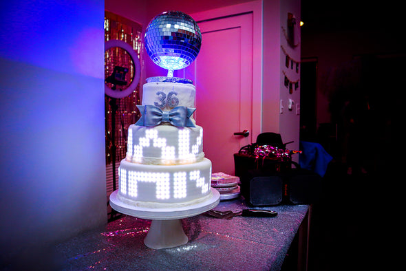 The Epic Neopixel Birthday Cake You Can Eat!