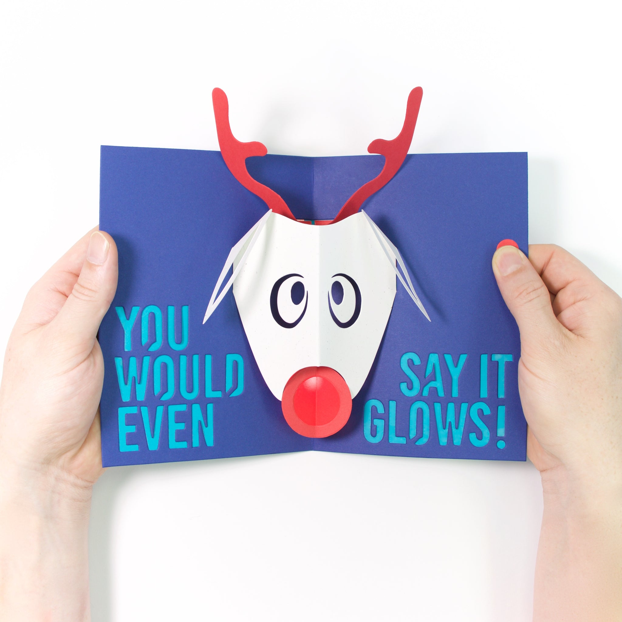 Pop-Up Card Instructions: Light-Up Rudolph