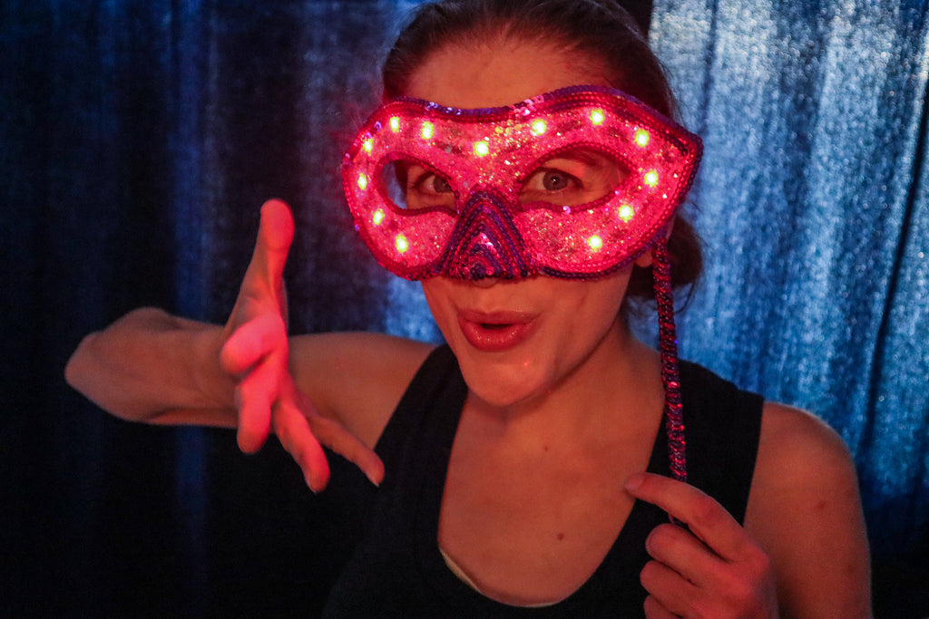 LED Masquerade Mask Tutorial - How to paint on top of LEDs!