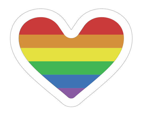 Rainbow Heart .SVG File