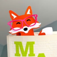 Foxy Book-Light / Bookmark Template .PDF and .SVG