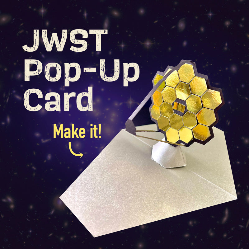 James Webb Space Telescope Pop-Up Card Template