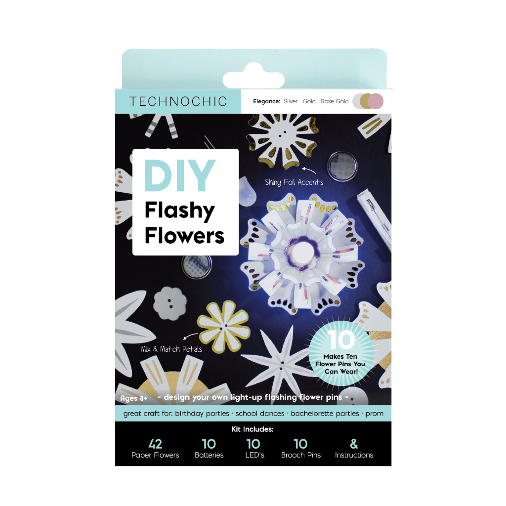 DIY Light Up Flashy Flowers Kit - Makes 10 Projects