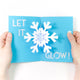 DIY Light-Up Pop-Up Card Kit - Snowflake