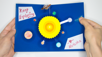 DIY Light-Up Pop-Up Card Kit - Space / Solar System