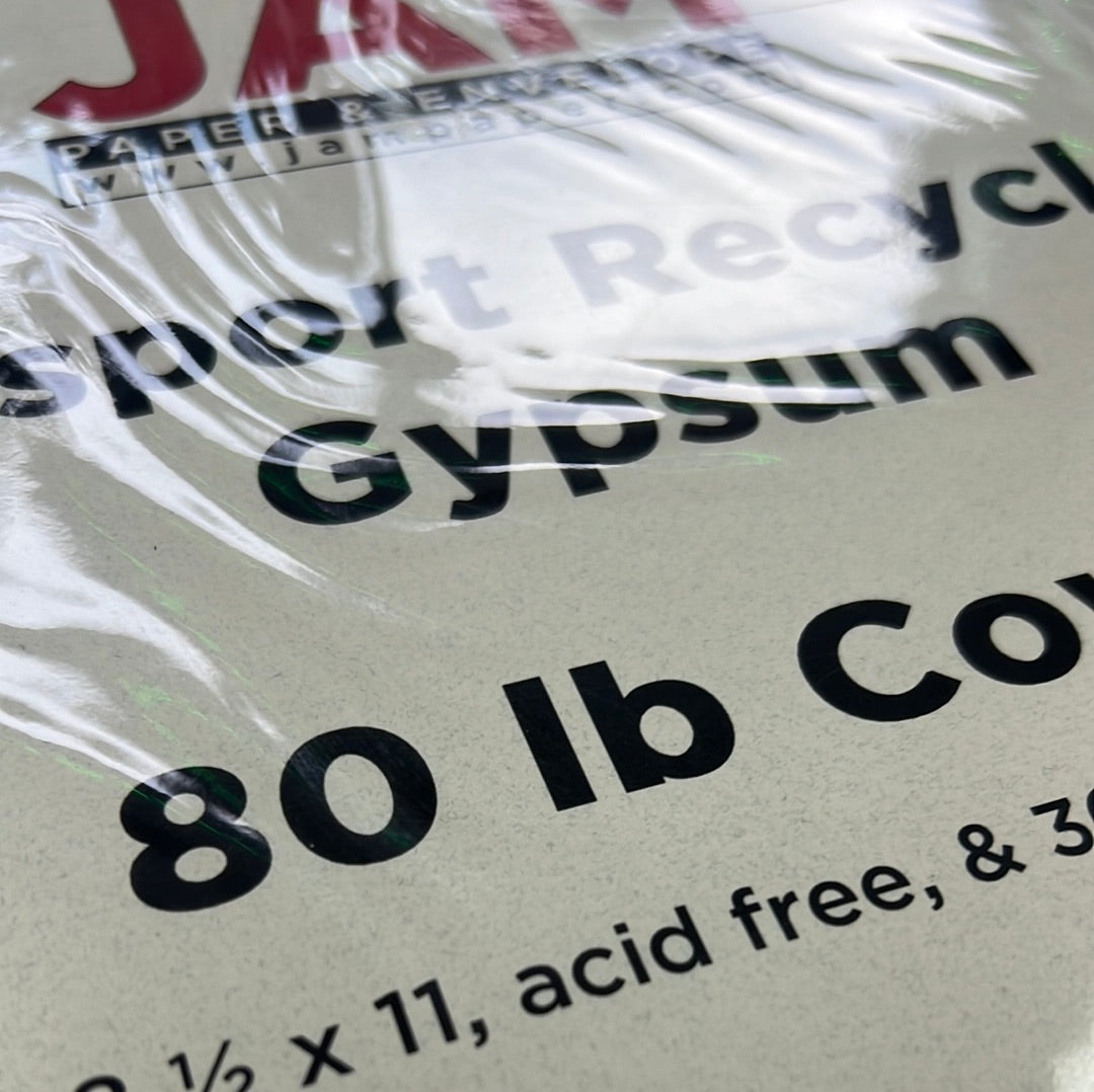 Jam Paper Brand Passport Recycled Gypsum 45 Sheet Pack