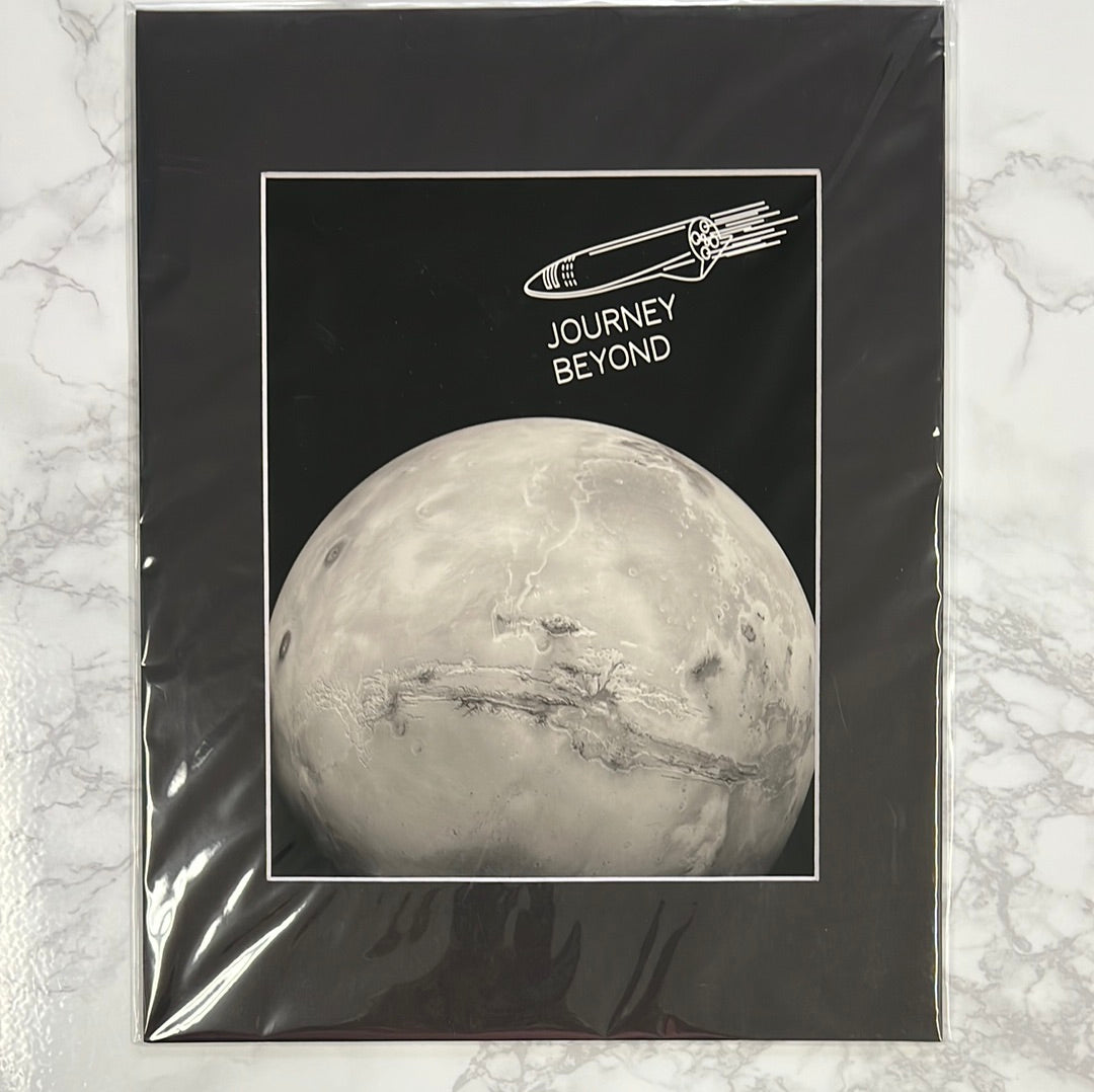 Space Print Set (Both Prints)- Saturn/Voyager and Mars/SpaceX